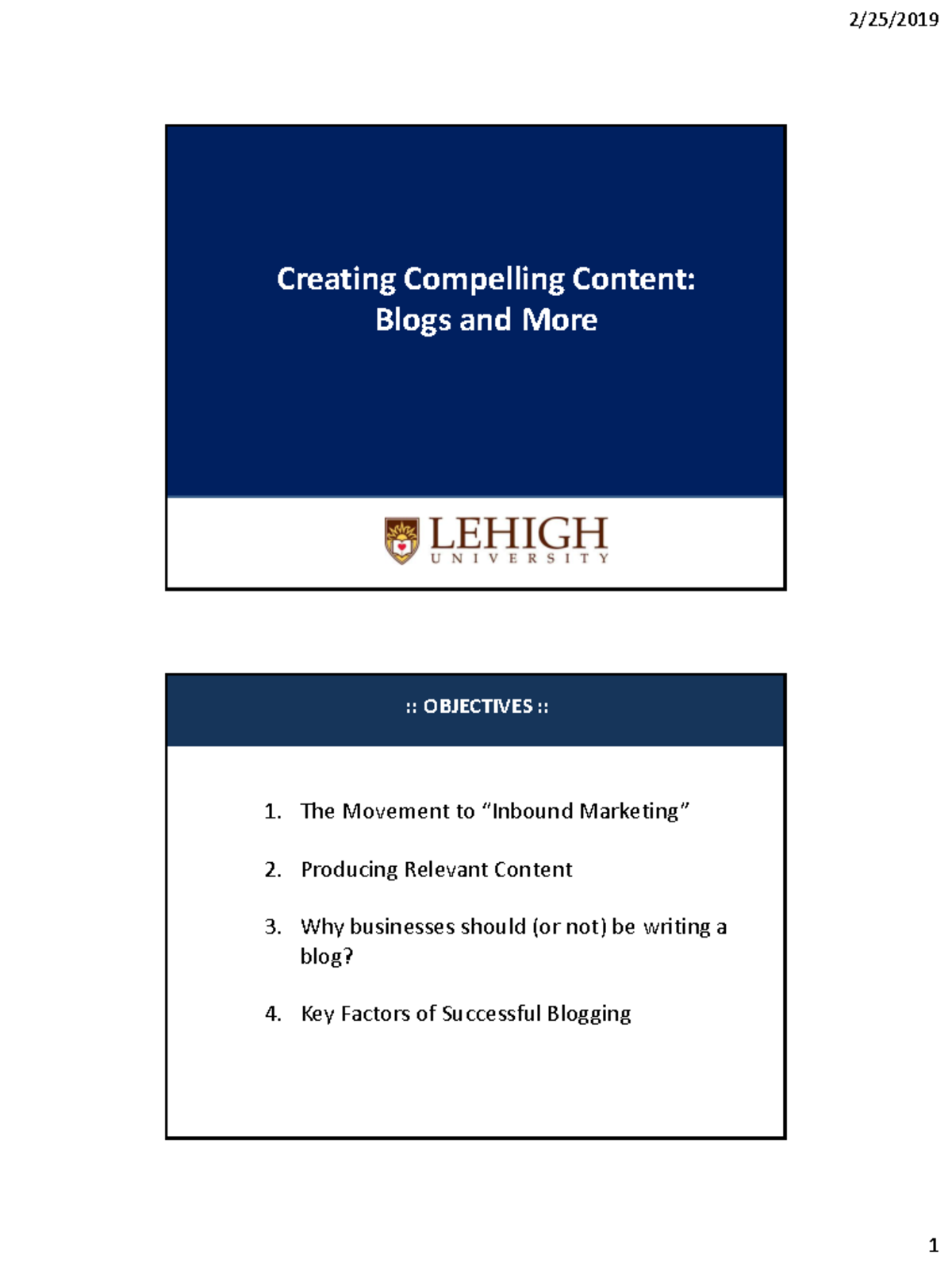 Creating Compelling Content: Blogging Strategies & Inbound Marketing ...