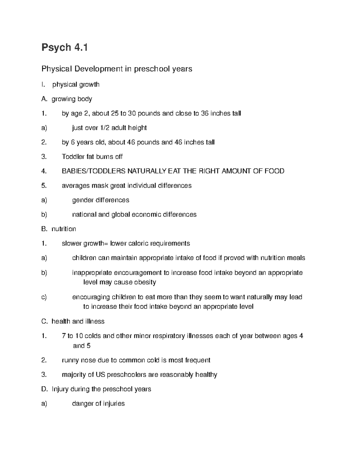 Psych 220 Exam 2 Review Notes: Chapters 4-6 Overview - Studocu