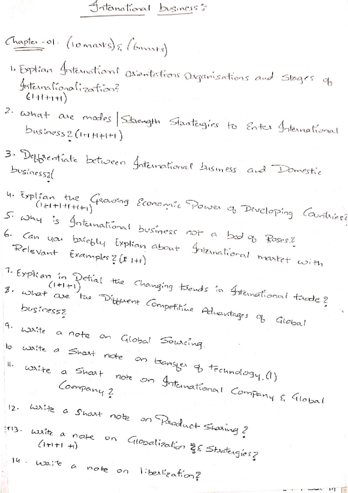 International Business Questions: Key Concepts and Case Studies - Studocu