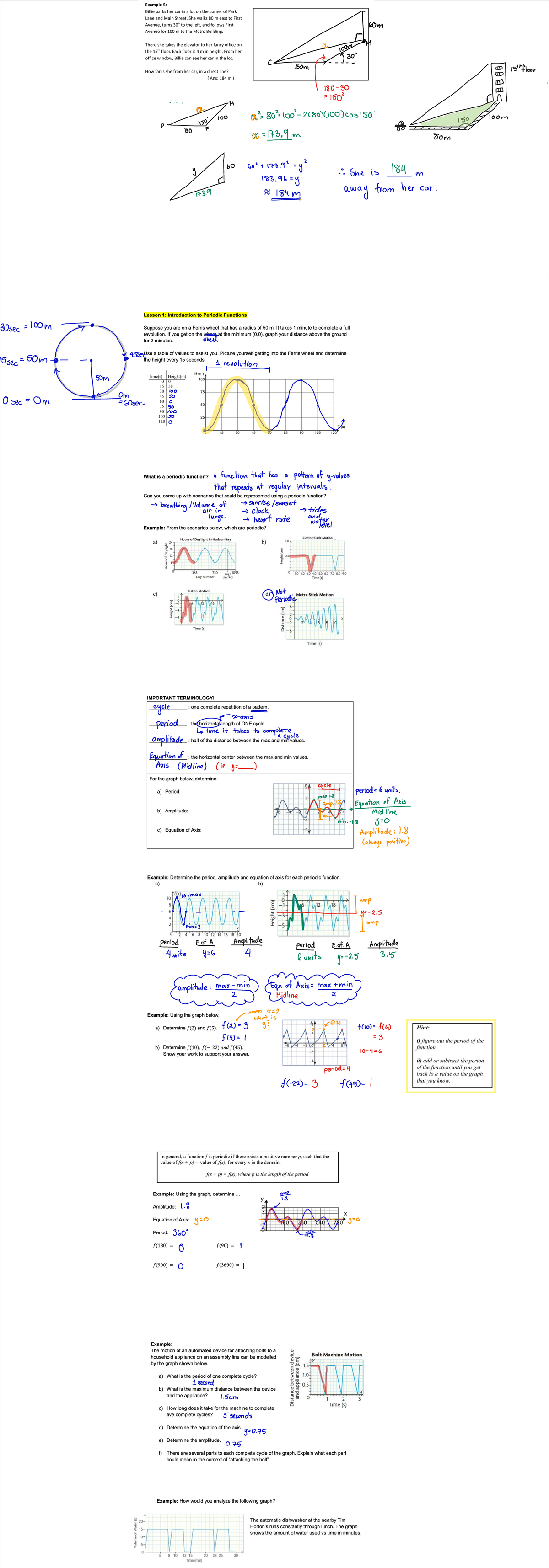 Periodic Function (Intro) - Lesson on Periodic Functions and ...