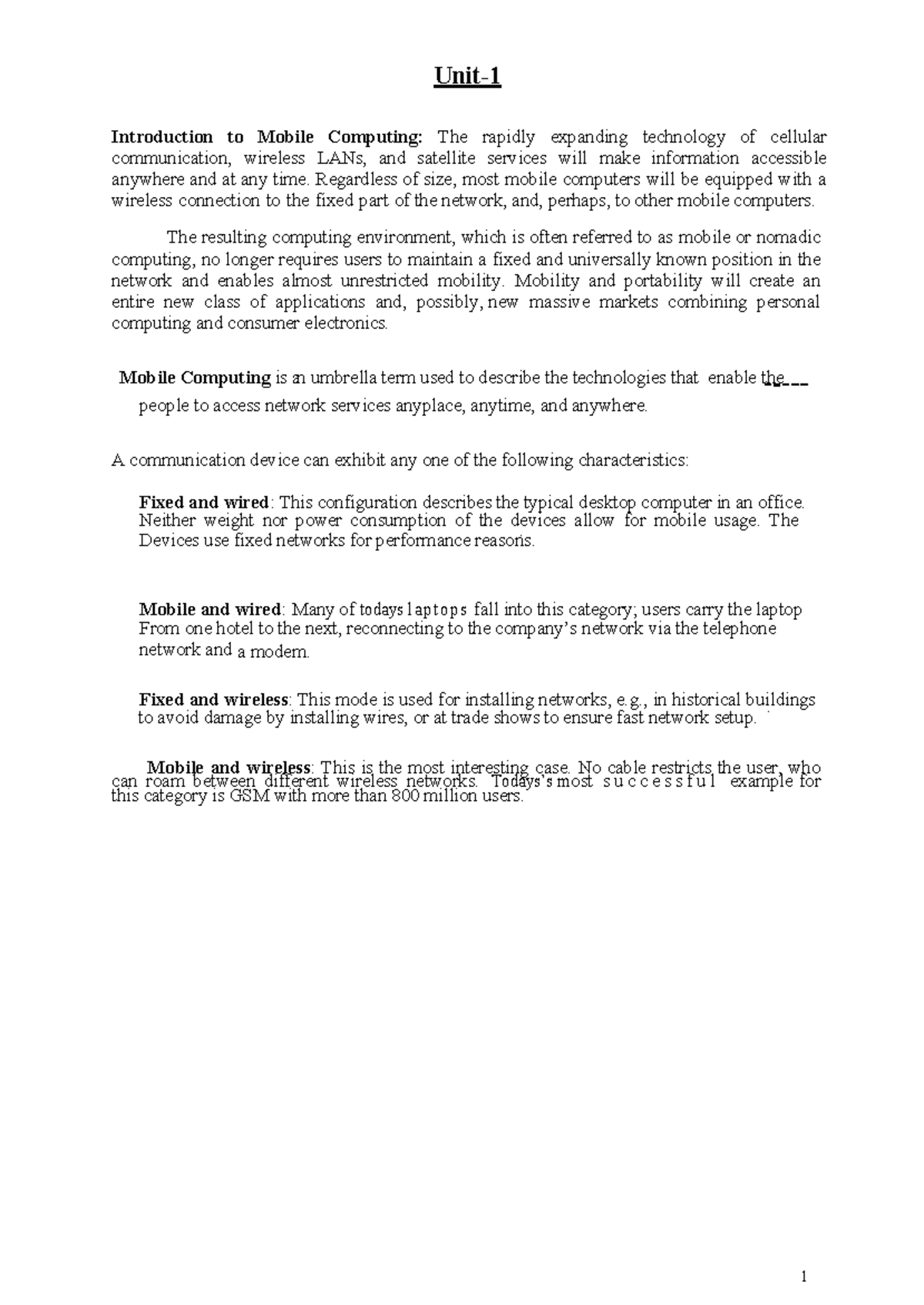 Mobile computing: An introduction to cellular technology and ...