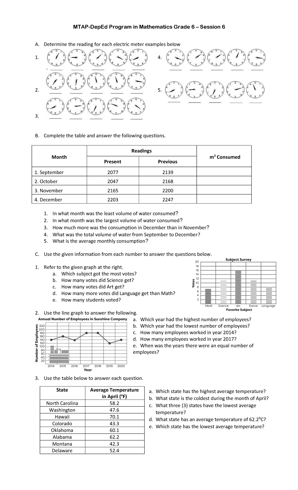 MTAP G6S6 Student Copy - Mathematics Reviewer - MTAP-DepEd Program in ...
