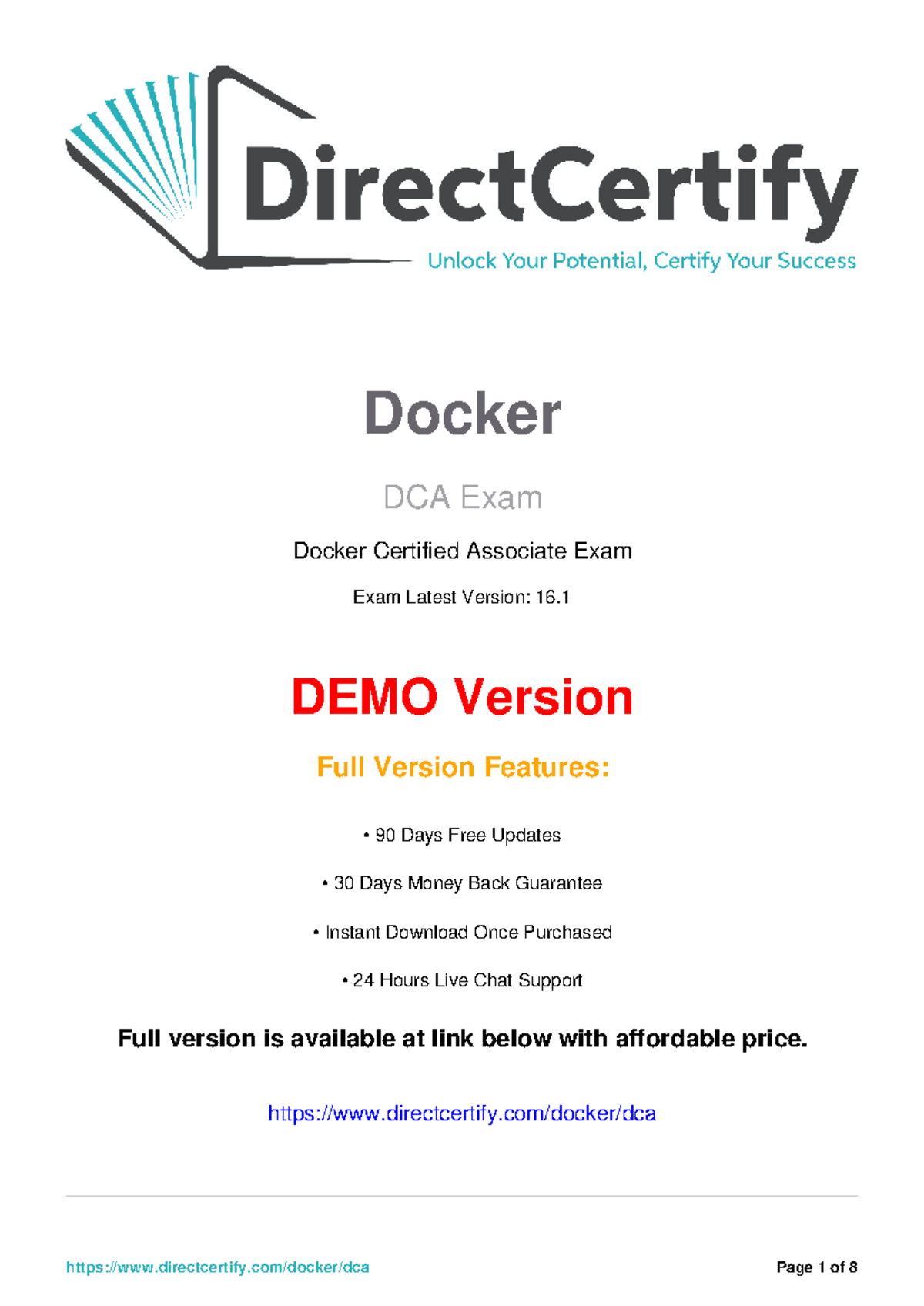 DCA Docker Certification Exam | Real Questions & PDF Dumps - Docker DCA ...