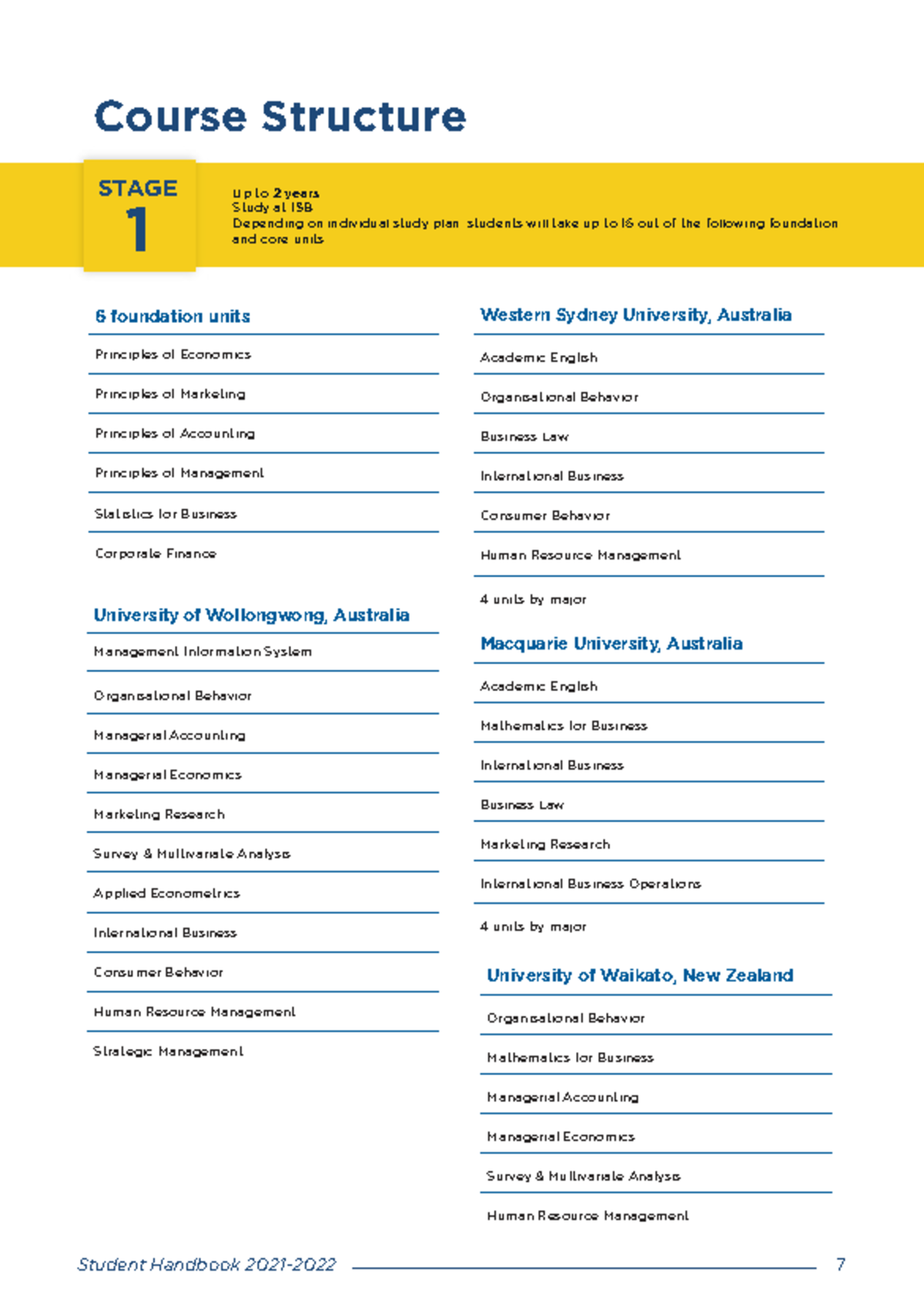 Pathway structure - Individual Cover Sheet - Course Structure Up to ...