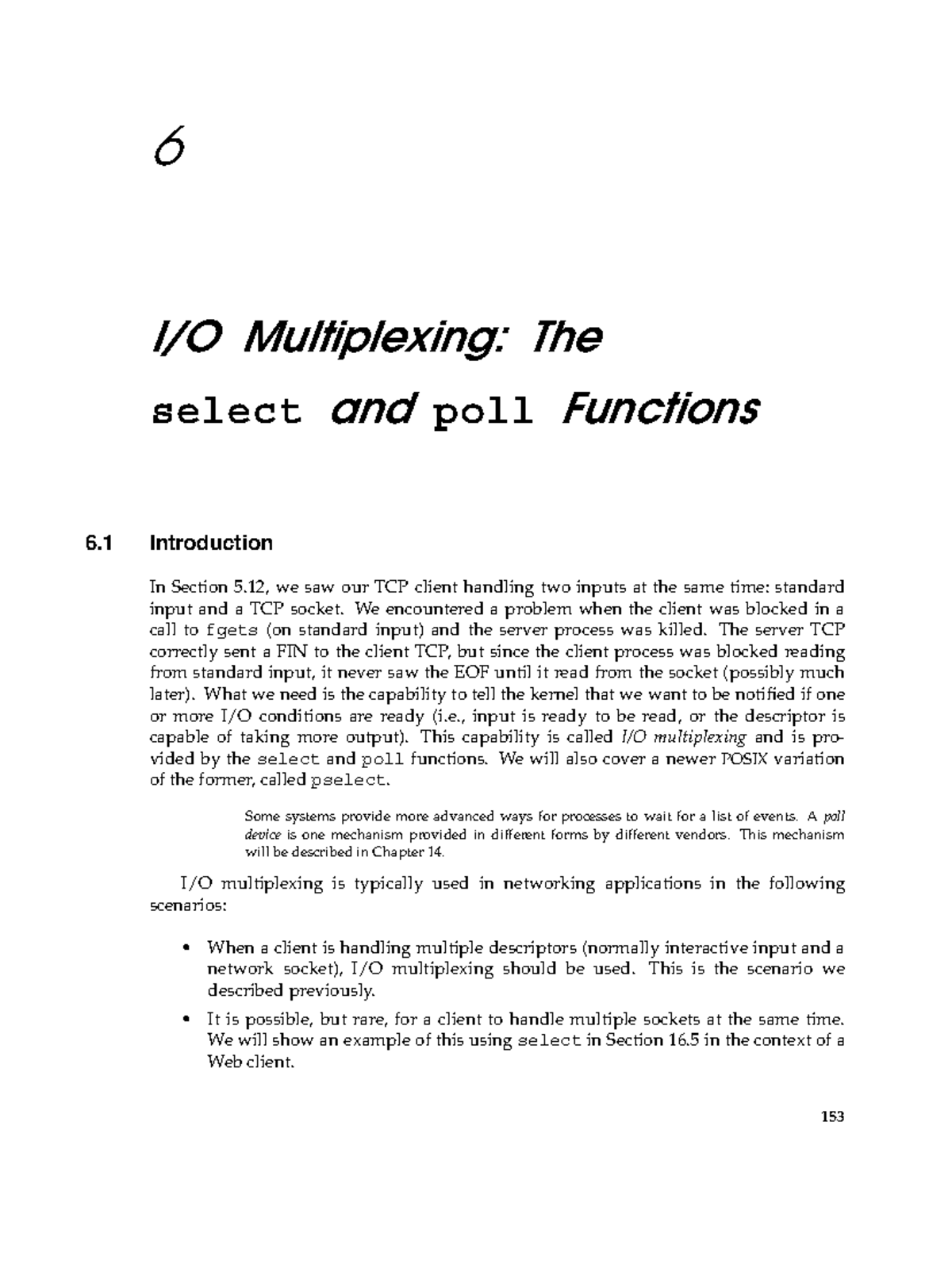 Module 3 - Networking: Understanding Multiplexing with Select and Poll ...