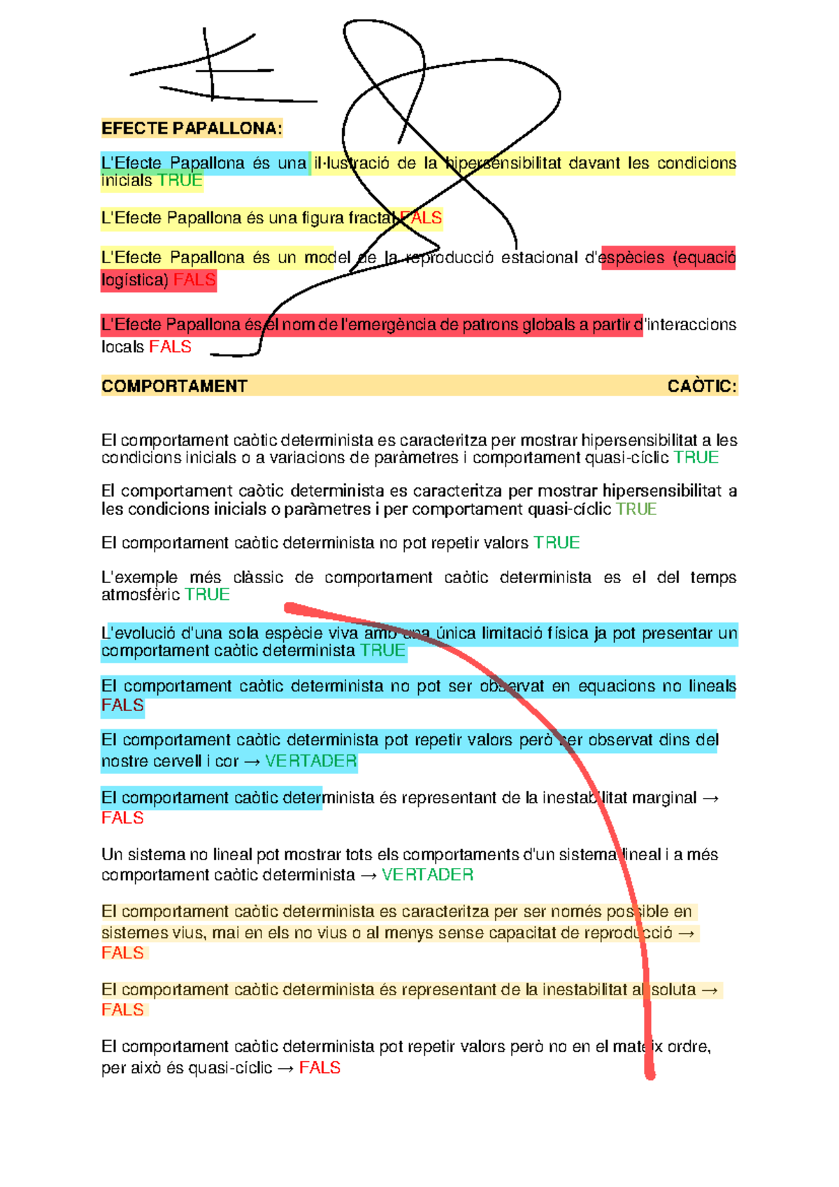 Examen Unitat 3: Comportament Caòtic i Models Fractals - Studocu