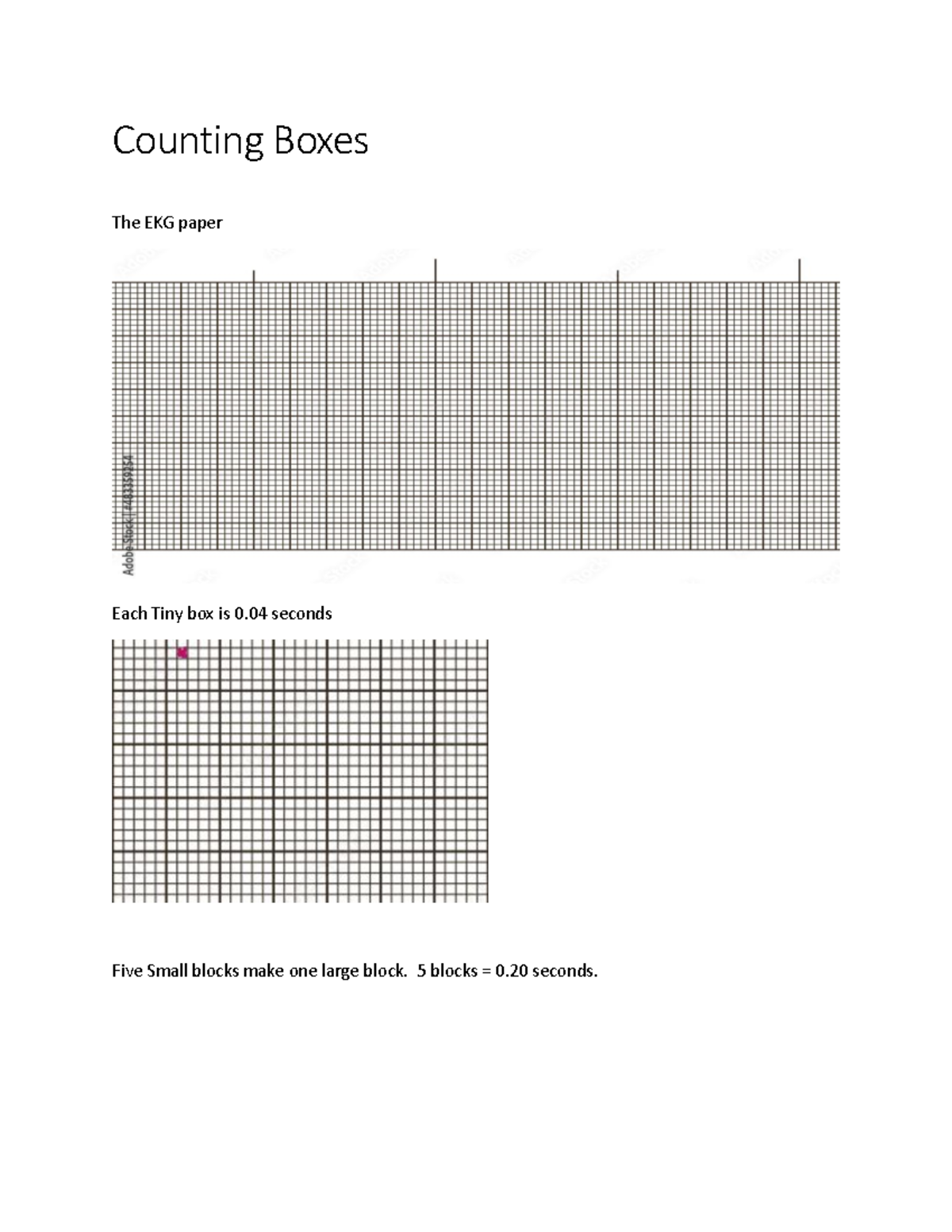 Counting Boxes - EKG Practice Notes for Cardiac Rhythms - Studocu