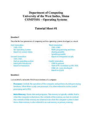 Unit7 - Operating Systems unit 7 assignment - The Best Operating System ...