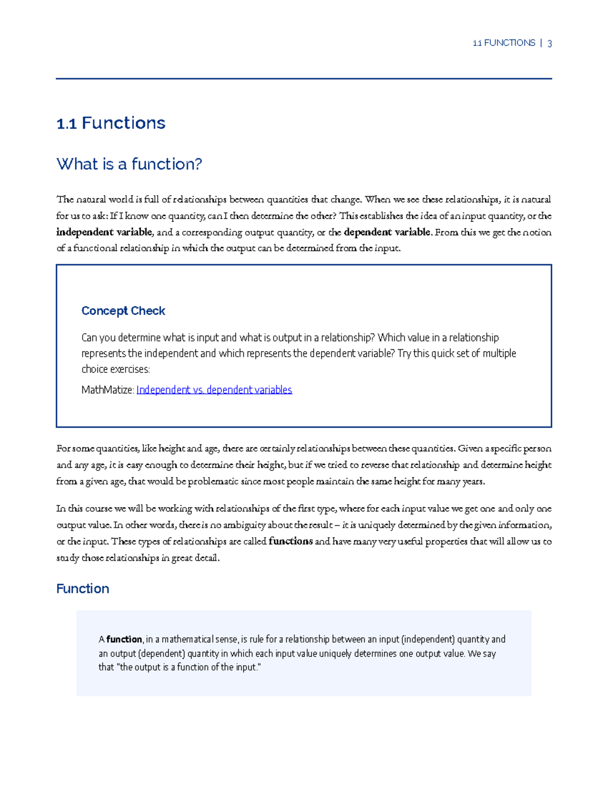 IC4NITS 1.1 Functions: Understanding Input and Output Relationships ...
