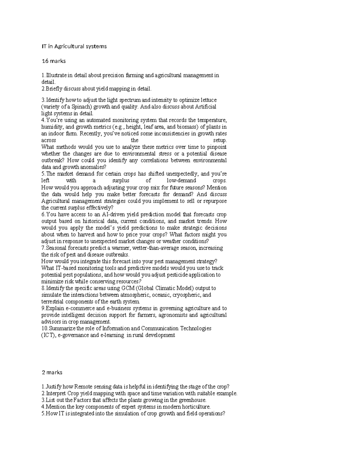 IT in Agricultural Systems: Precision Farming & Management Insights ...