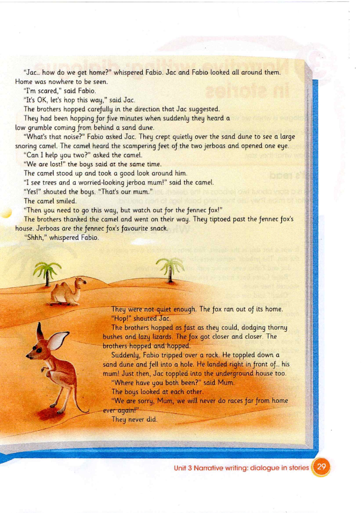 Unit 3 Narrative Writing: Dialogue in Stories - Studocu
