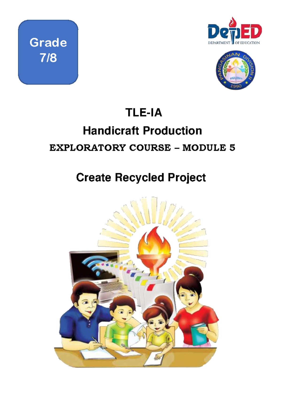 Module 5 TLE-IA 7: Creating Art from Recycled Materials - Studocu