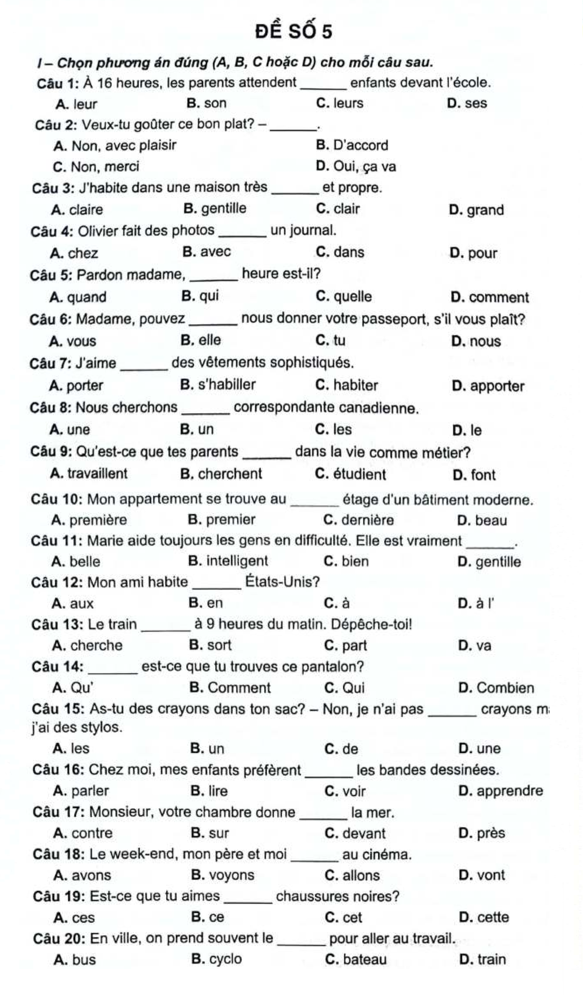 DE SO 5: Exercises and Answers for Ass1 (A, B, C, D) - Studocu
