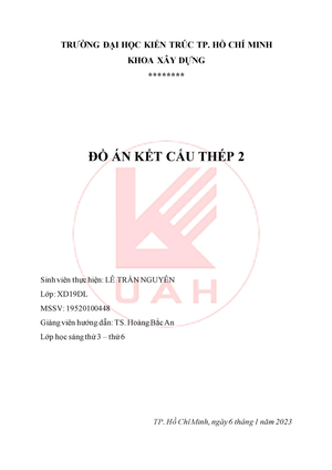 [Solved] gii theo phng php c hc kt cu - Kỹ thuật xây dựng - Studocu