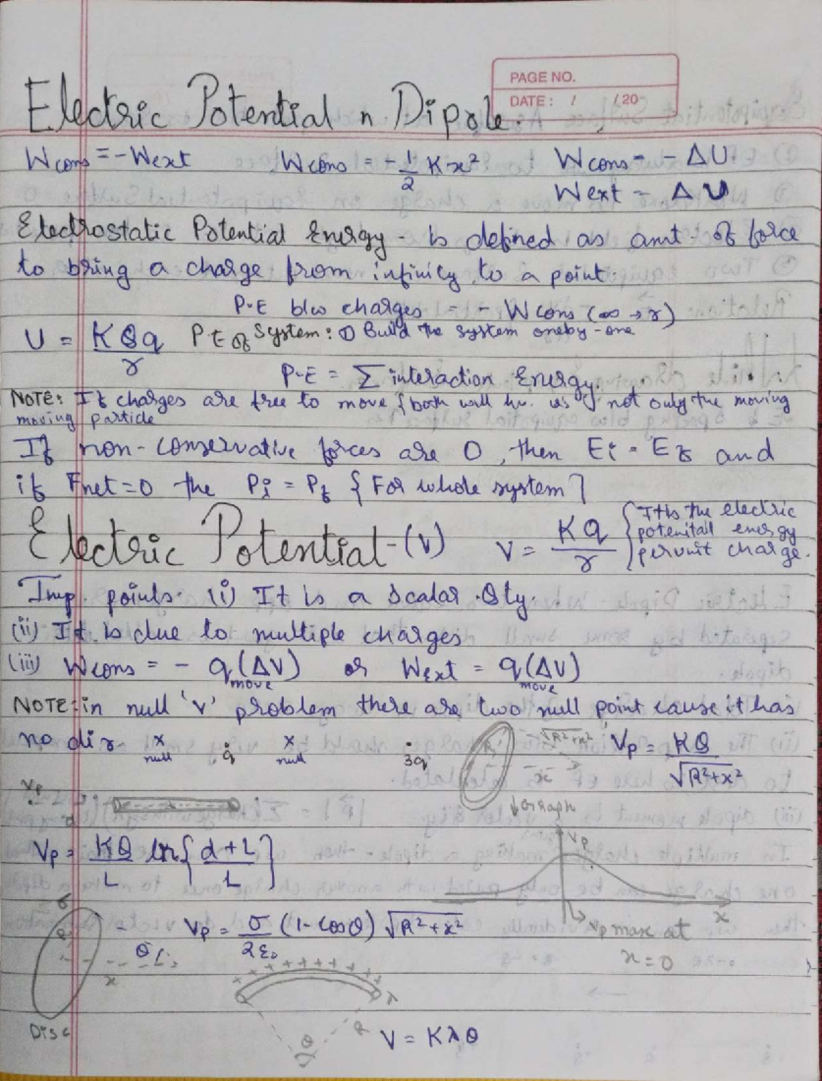 Electrostatic-2 Short Notes: Understanding Charge Interactions - Studocu