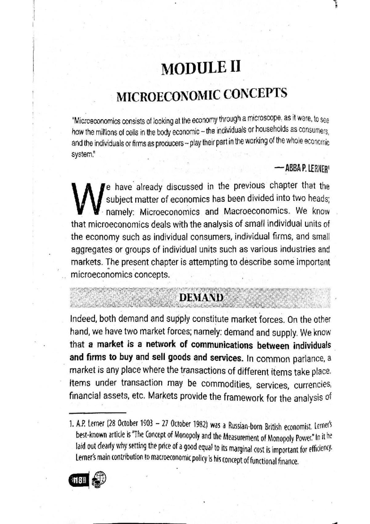 Module II: Key Microeconomic Concepts and Principles - Studocu