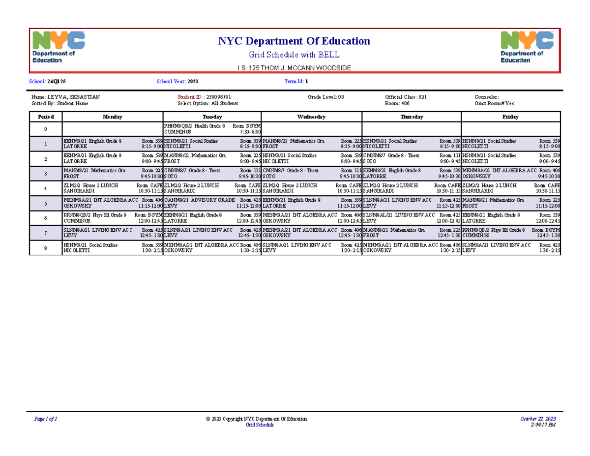 Program Card Overview and Details - Studocu
