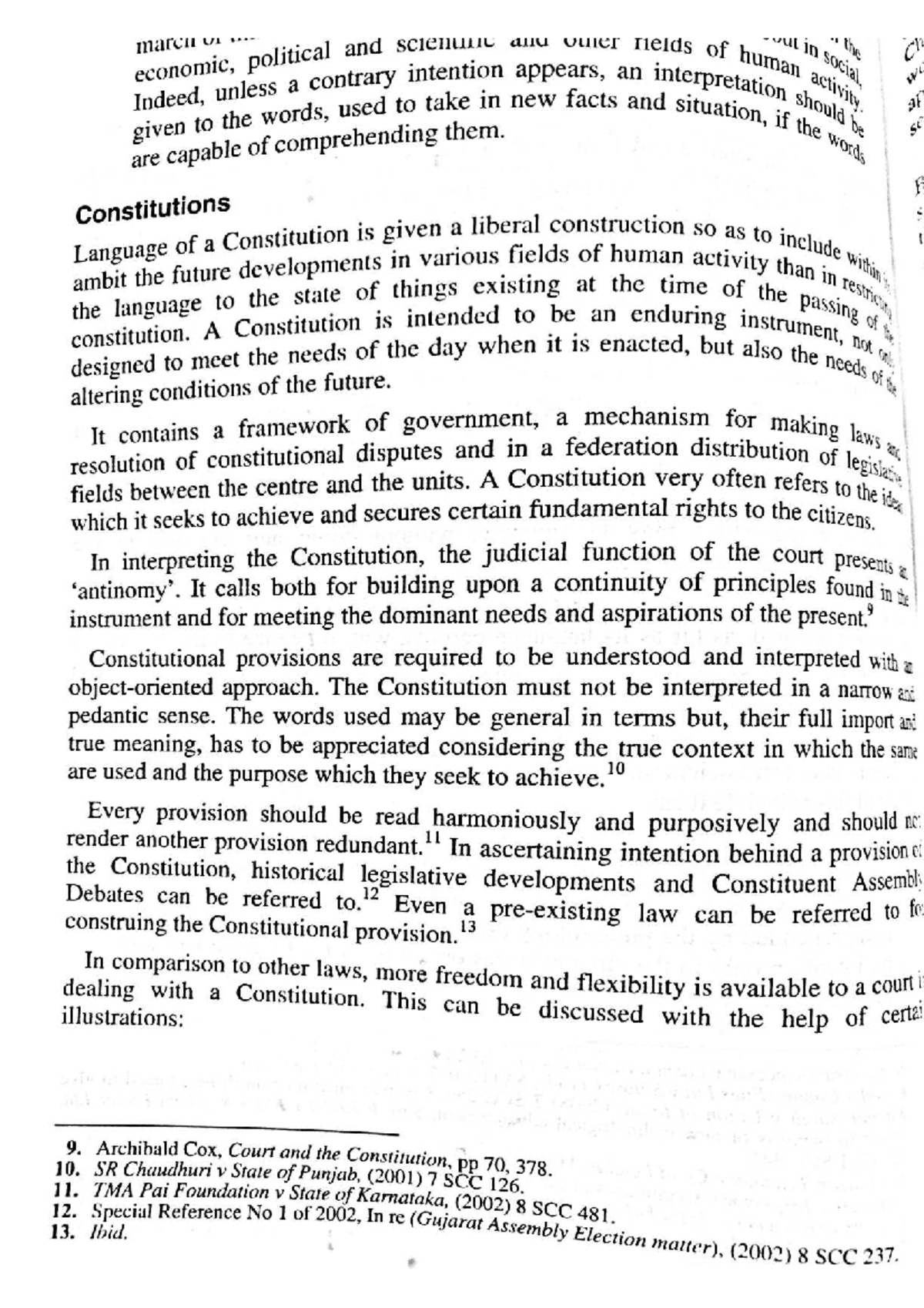 Constitutional Interpretation: Key Principles and Judicial Insights ...