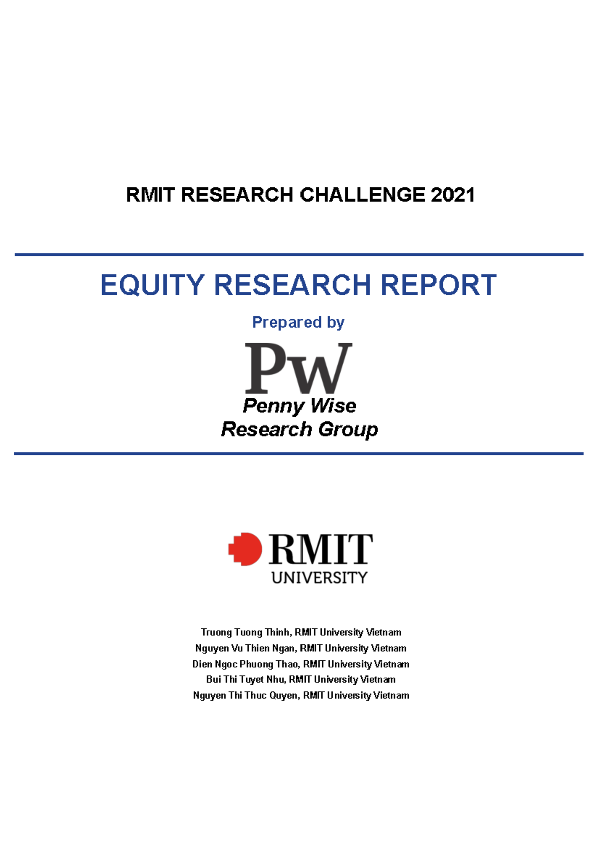 RMIT 2021 Equity Research Report: ACB Analysis by Penny Wise Team - Studocu