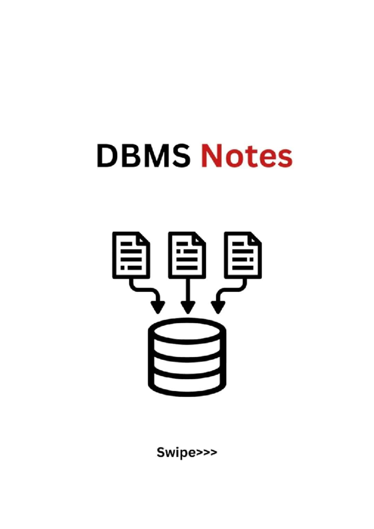DBMS Notes: Key Concepts and Definitions for Database Management - Studocu