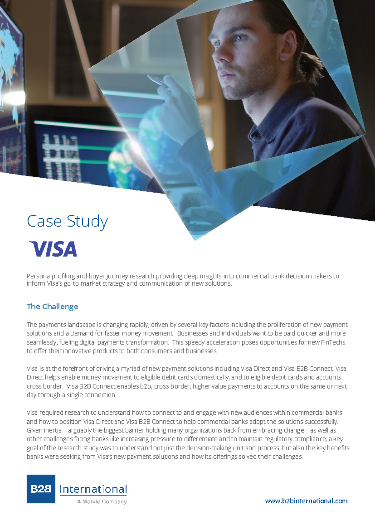 Visa B2B International Case Study: Understanding Bank Decision-Makers ...
