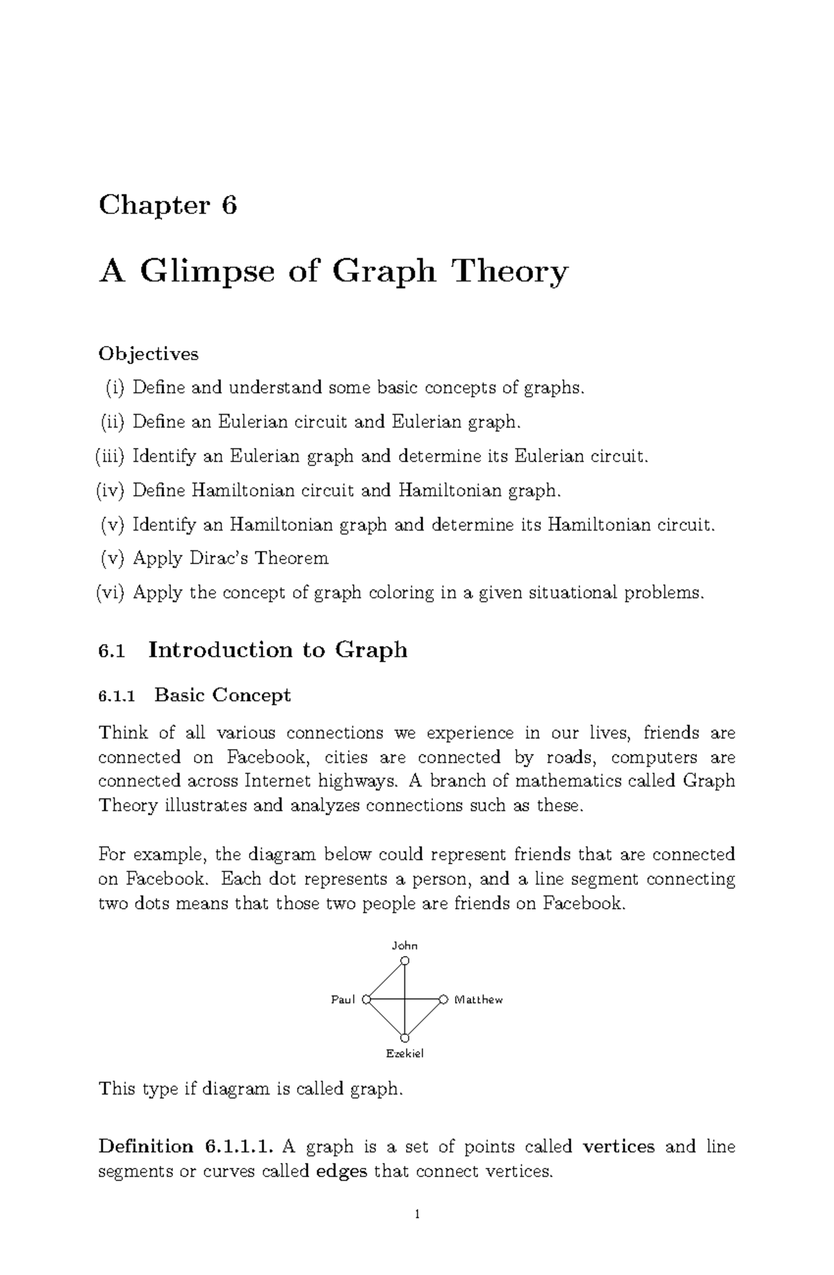 Chapter 6 - Exploring Key Concepts in Graph Theory - Studocu