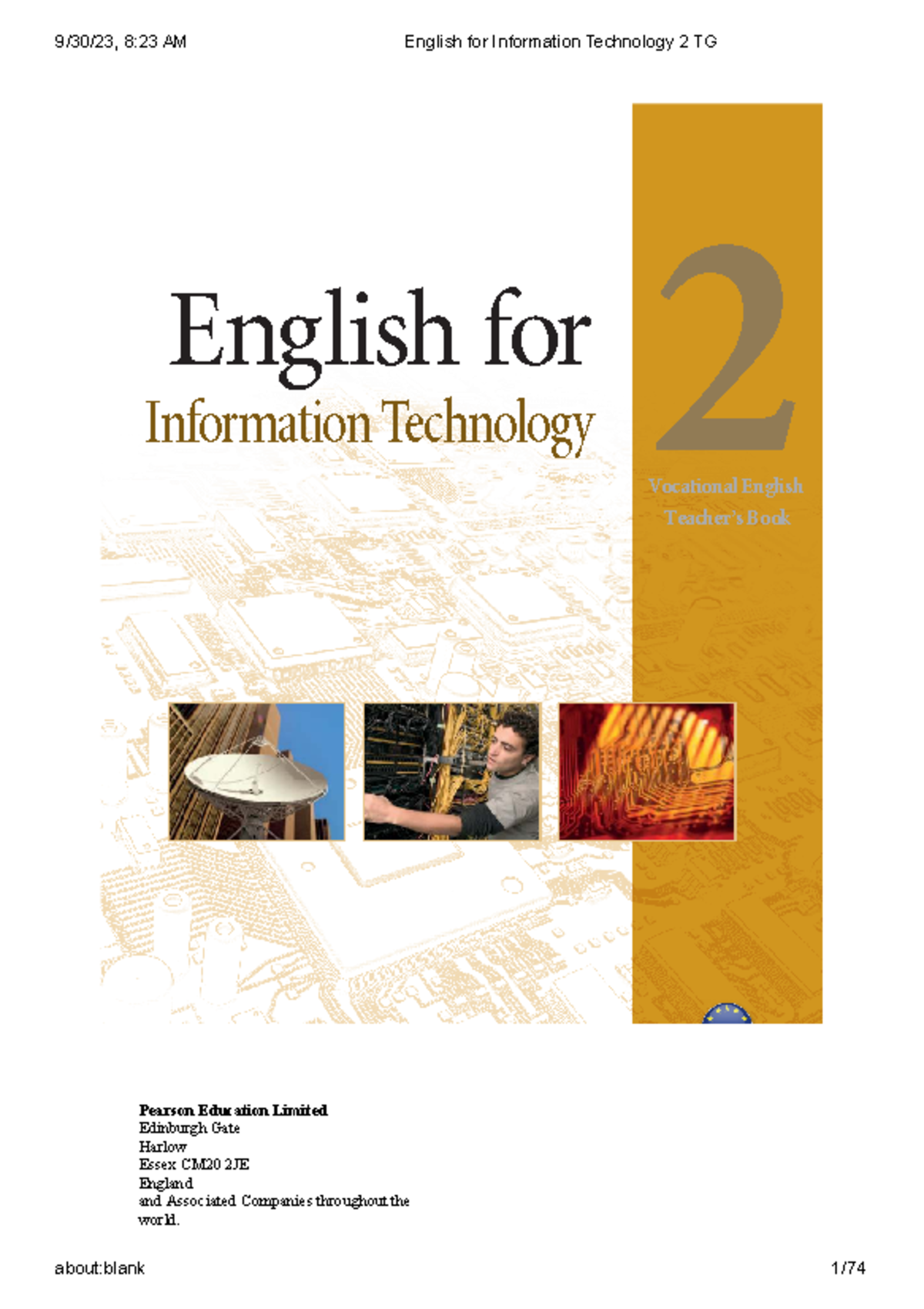 English for Information Technology 2 TG - David Hill 2