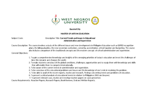 Course Outline FOR Advanced Research - COURSE OUTLINE FOR ADVANCED ...