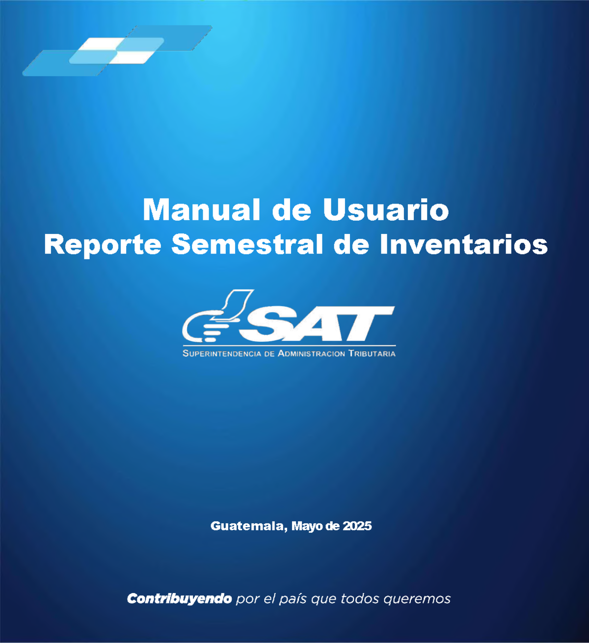 Manual de Usuario: Reporte Semestral de Inventarios SAT 2025 - Document Preview