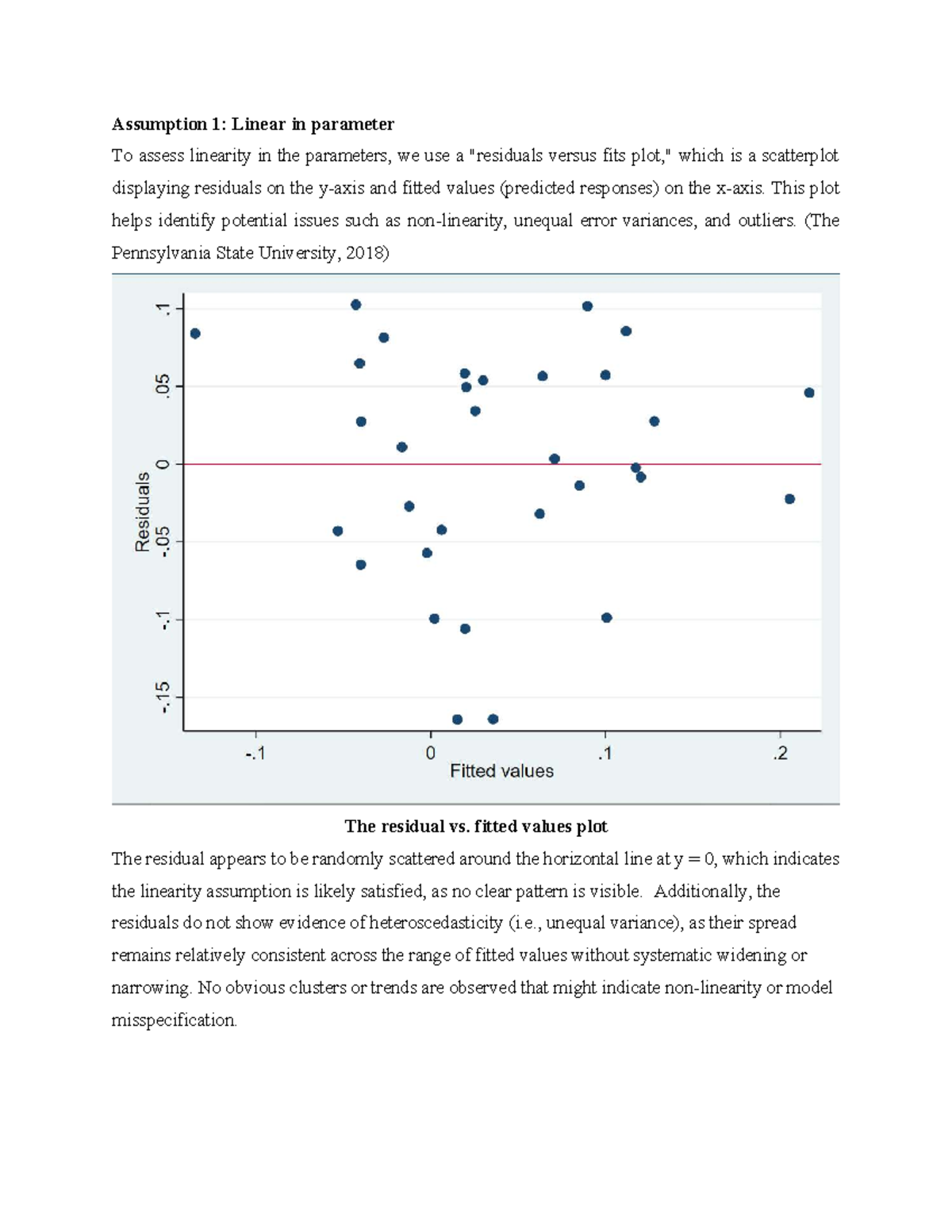 Khanh EFM Assumption 1 & 2: Linearity and Model Misspecification ...