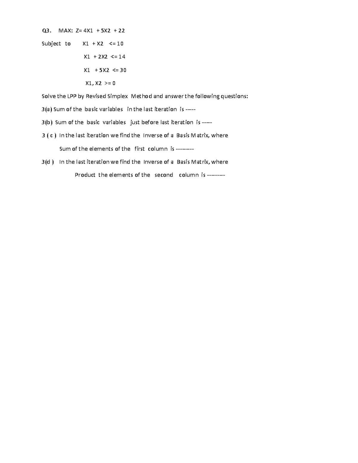 Simplex Methods for LPP - Primal Simplex Method, Dual Simplex Method ...