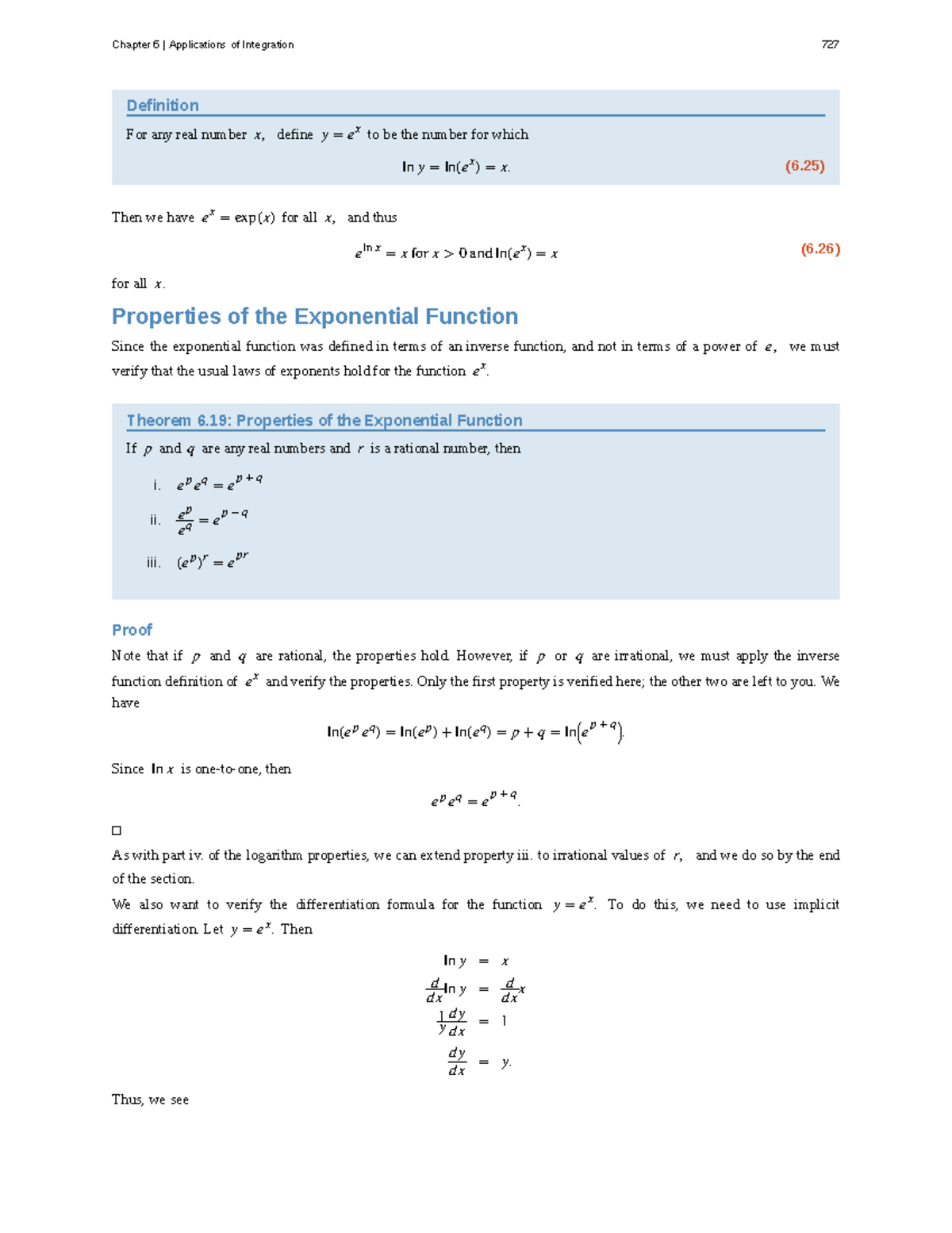 Chapter 6: Applications of Integration in Calculus 727 - Studocu