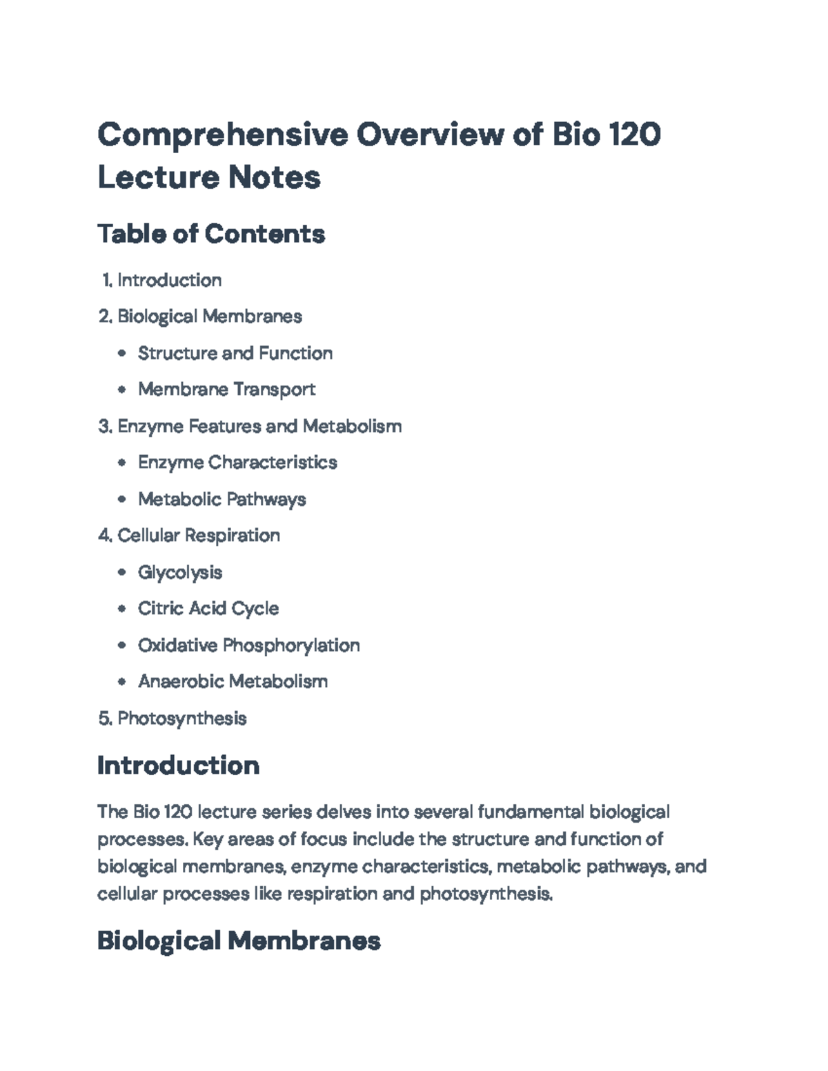 Bio 120 Final Exam Study Guide: Key Concepts in Cell Biology Highlights ...