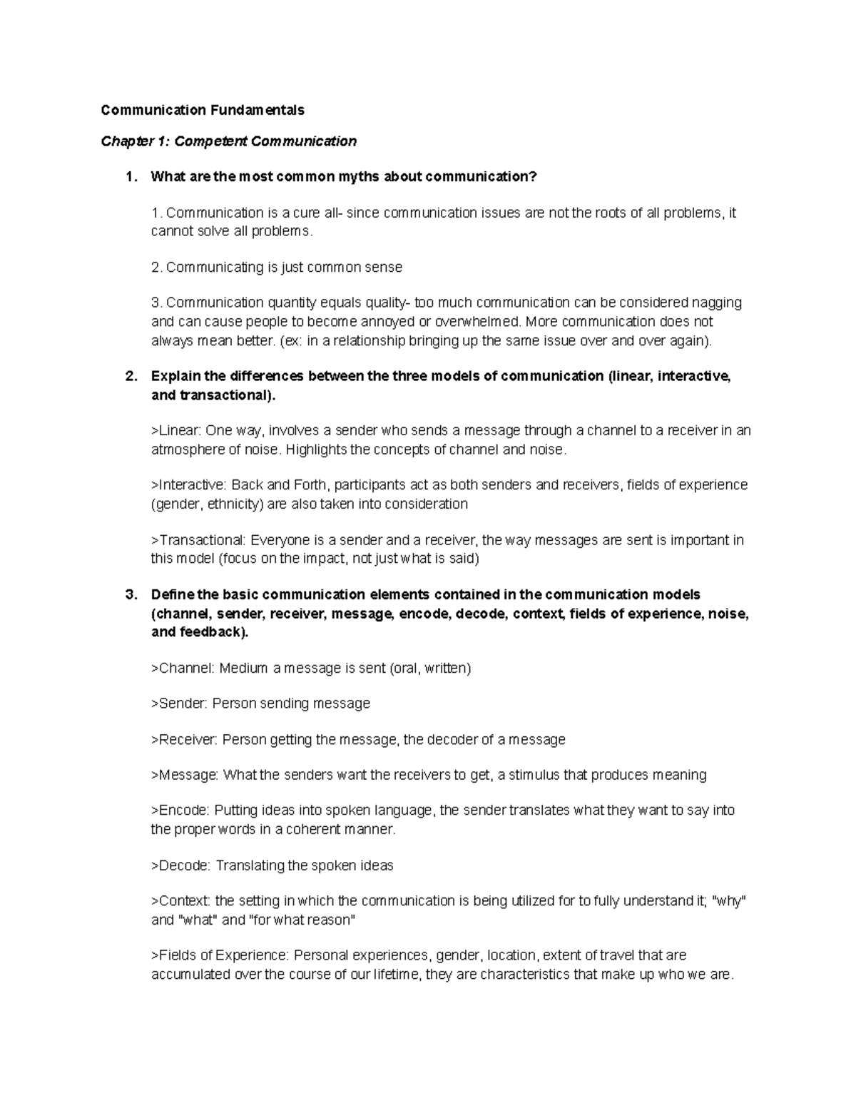 JMU SCOM Final Exam Study Guide: Communication Fundamentals Insights ...