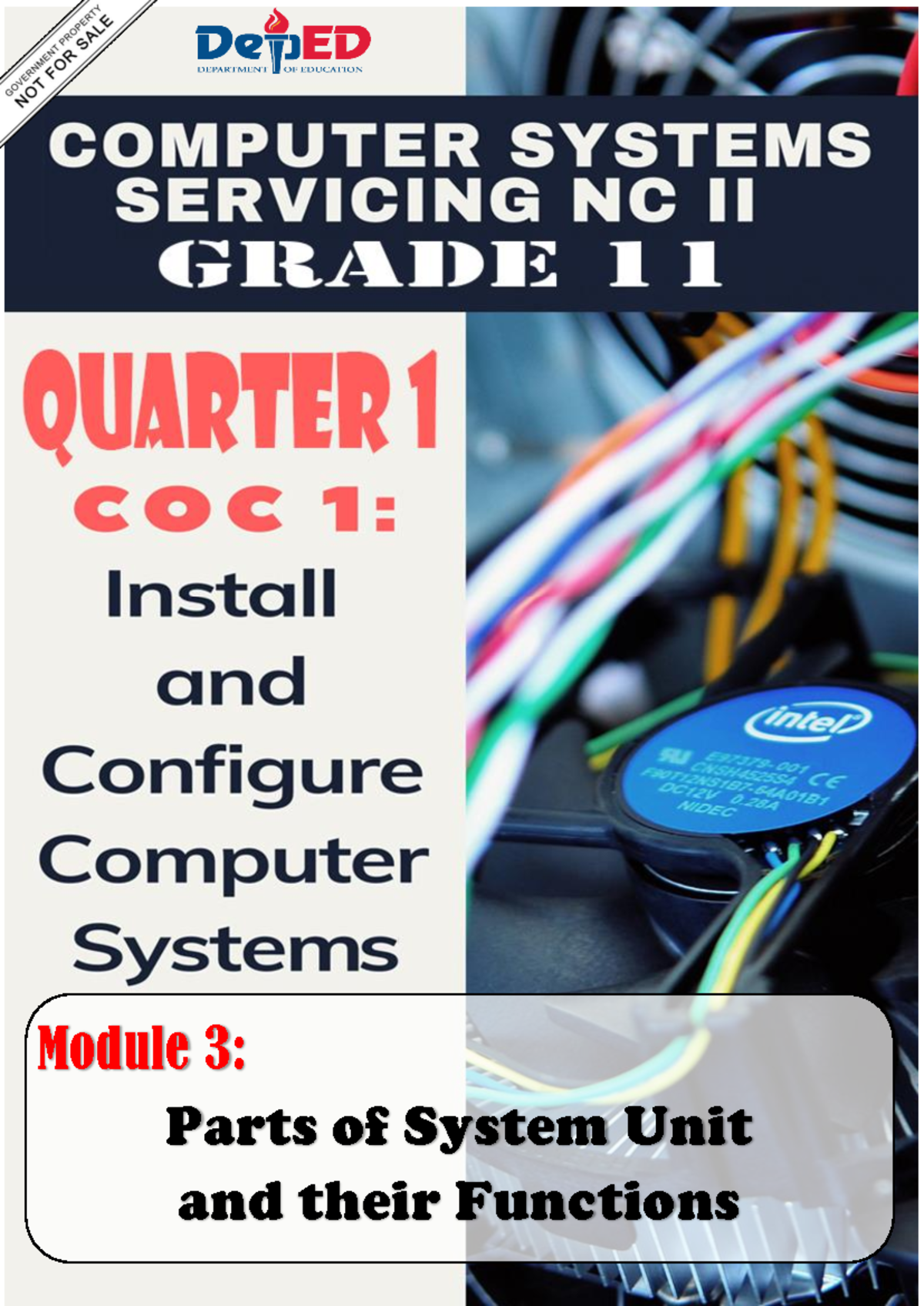 TVL CSS G11 Q1 M3 - None - Module 3: Parts of System Unit and their ...