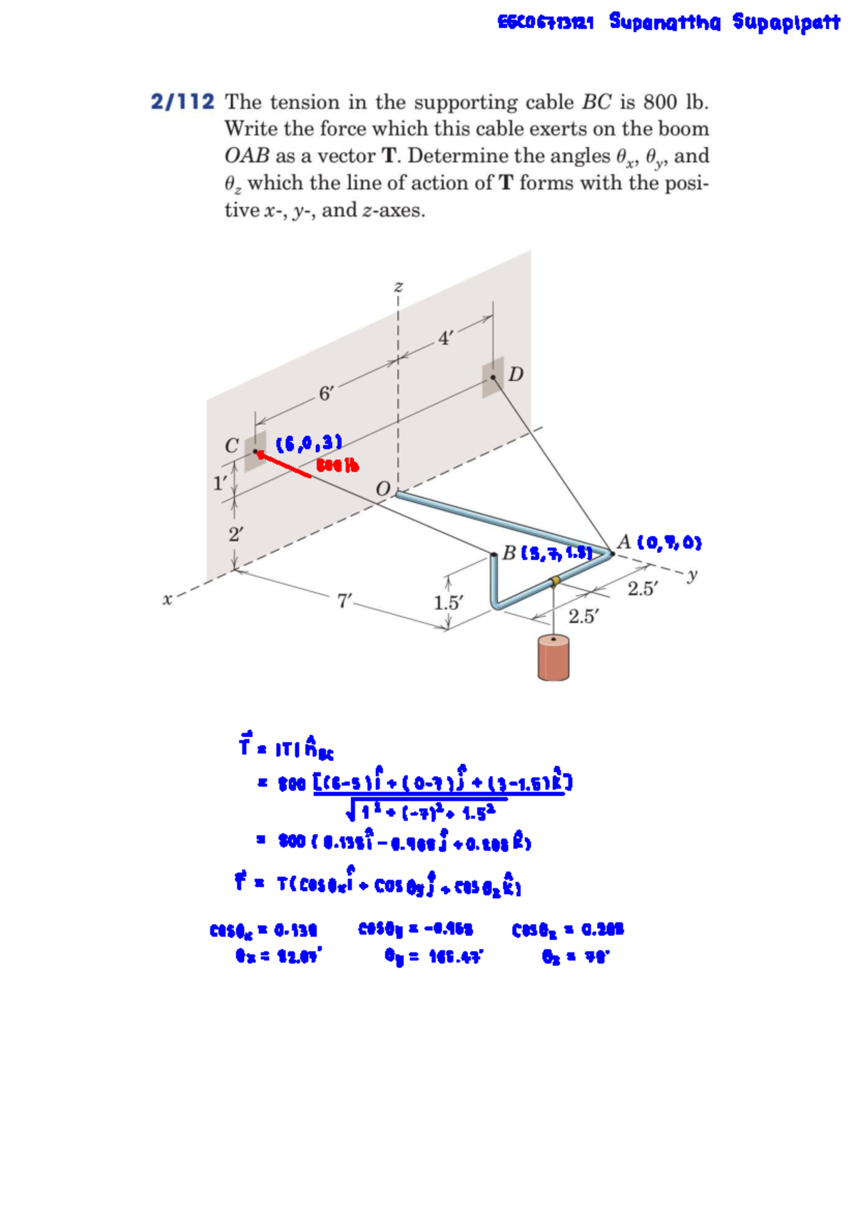 EGC06713121: Engineering Mechanics Homework Solutions - Studocu