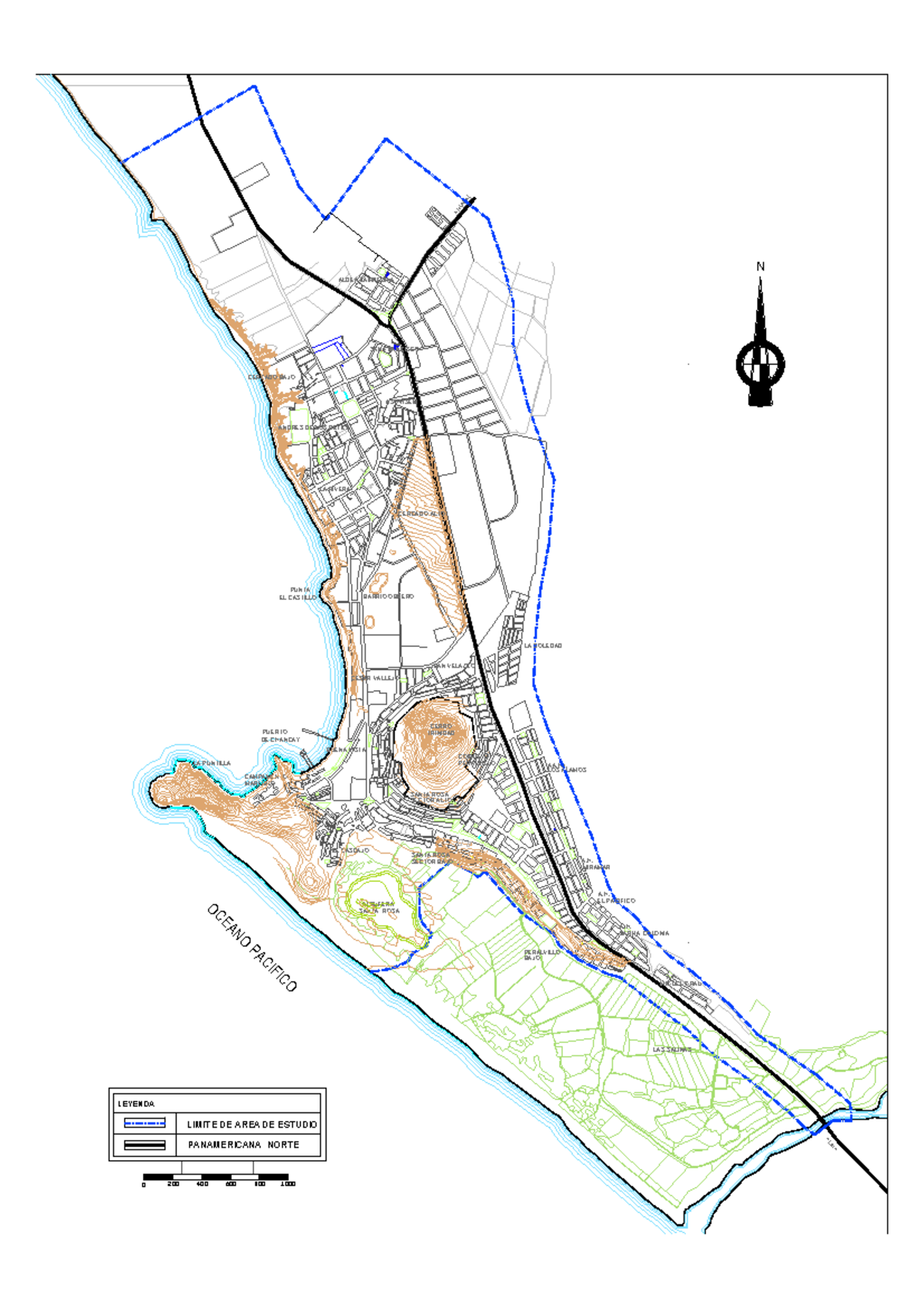 Plano Chancay: Mapa de Zonas y Límites de Estudio - Studocu
