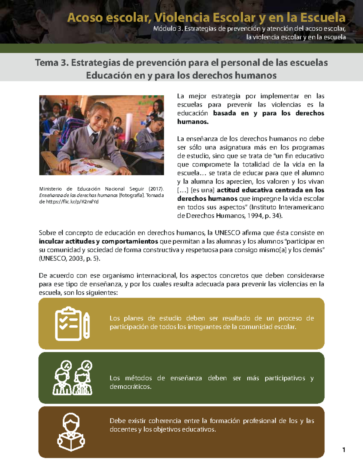 T3: Estrategias de Prevención del Acoso Escolar para Educadores - Studocu