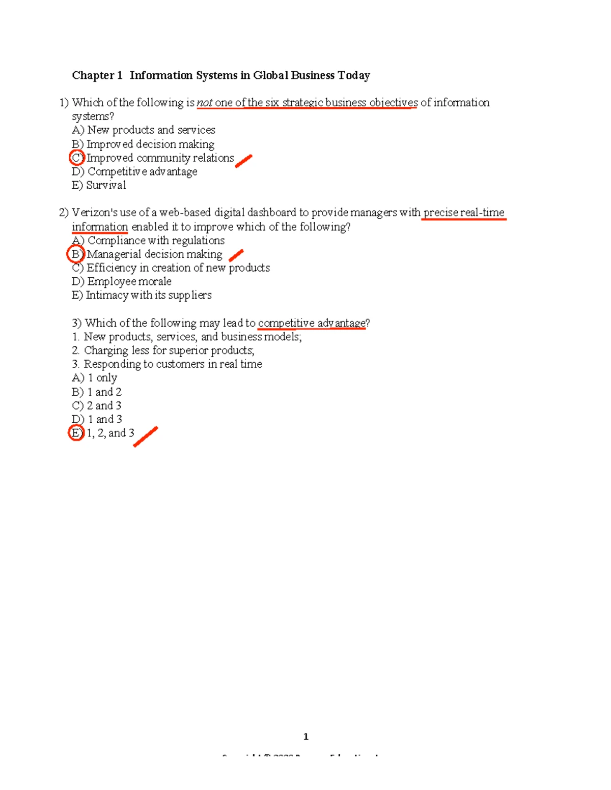 MIS Midterm Exam: Information Systems in Global Business Today - Studocu