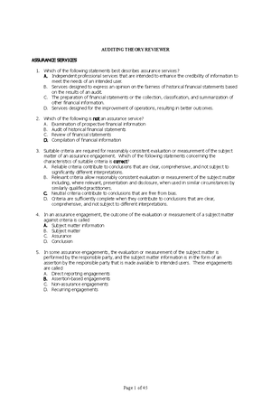 AUDITING NOTES - COMMUNICATION AND DOCUMENTATION Management ...