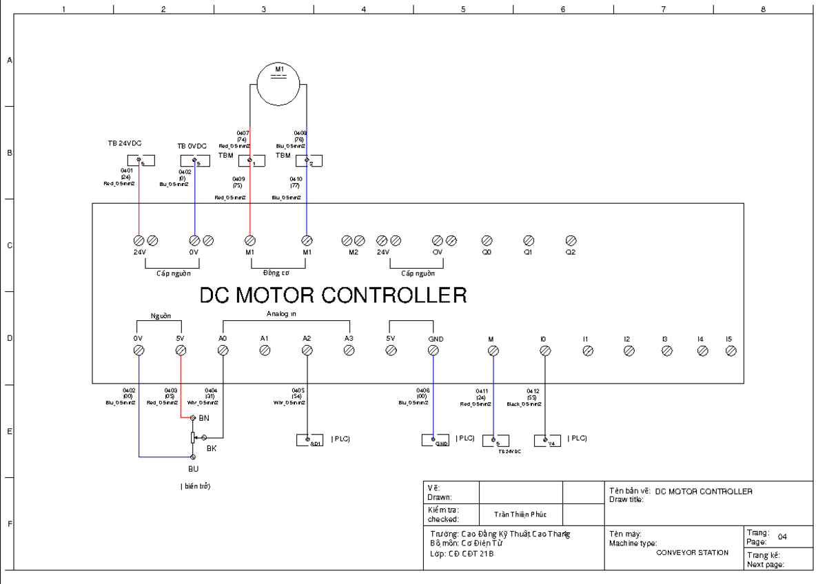 DC MOTOR CONTROLLER Design for CĐ CĐT 21B - PLC Program - Studocu