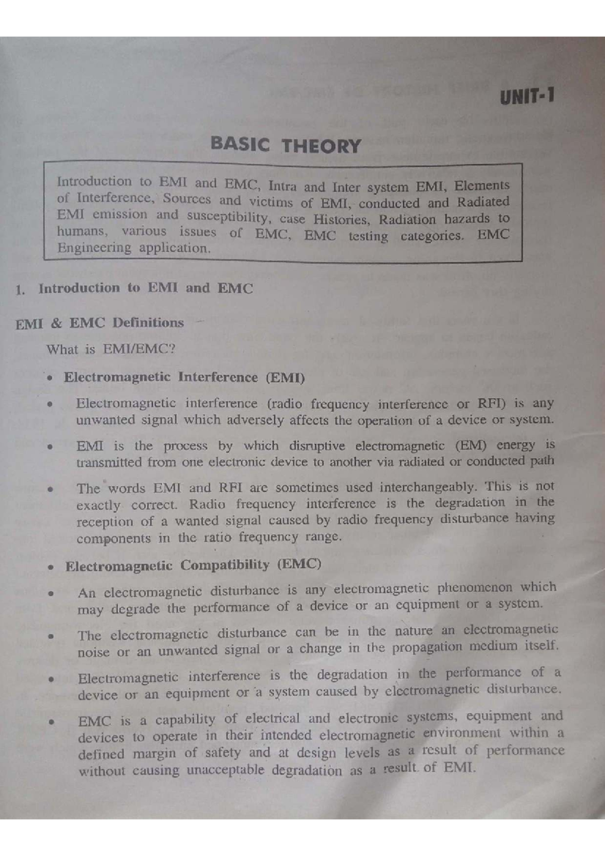 EMI 101: Introduction to Electromagnetic Interference and Compatibility ...