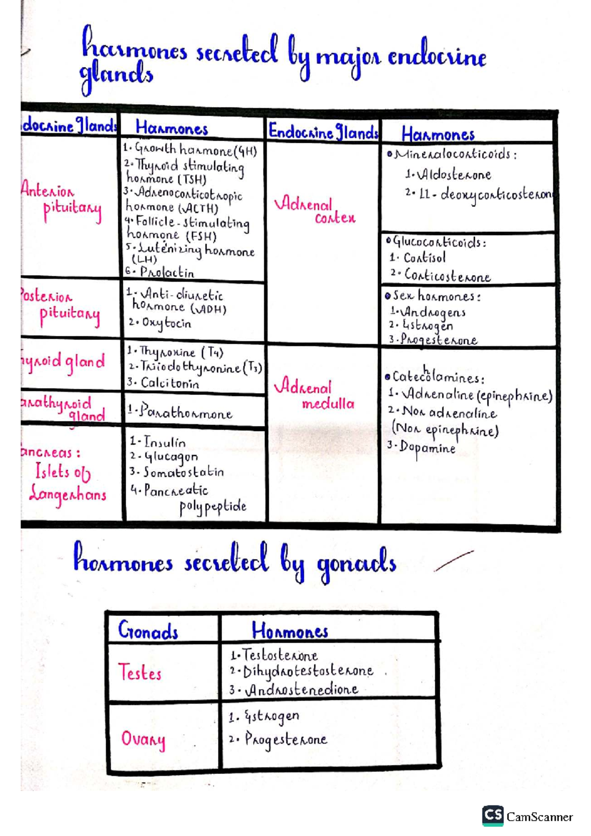 Summary of Hormones - Biochemistry CS - Studocu