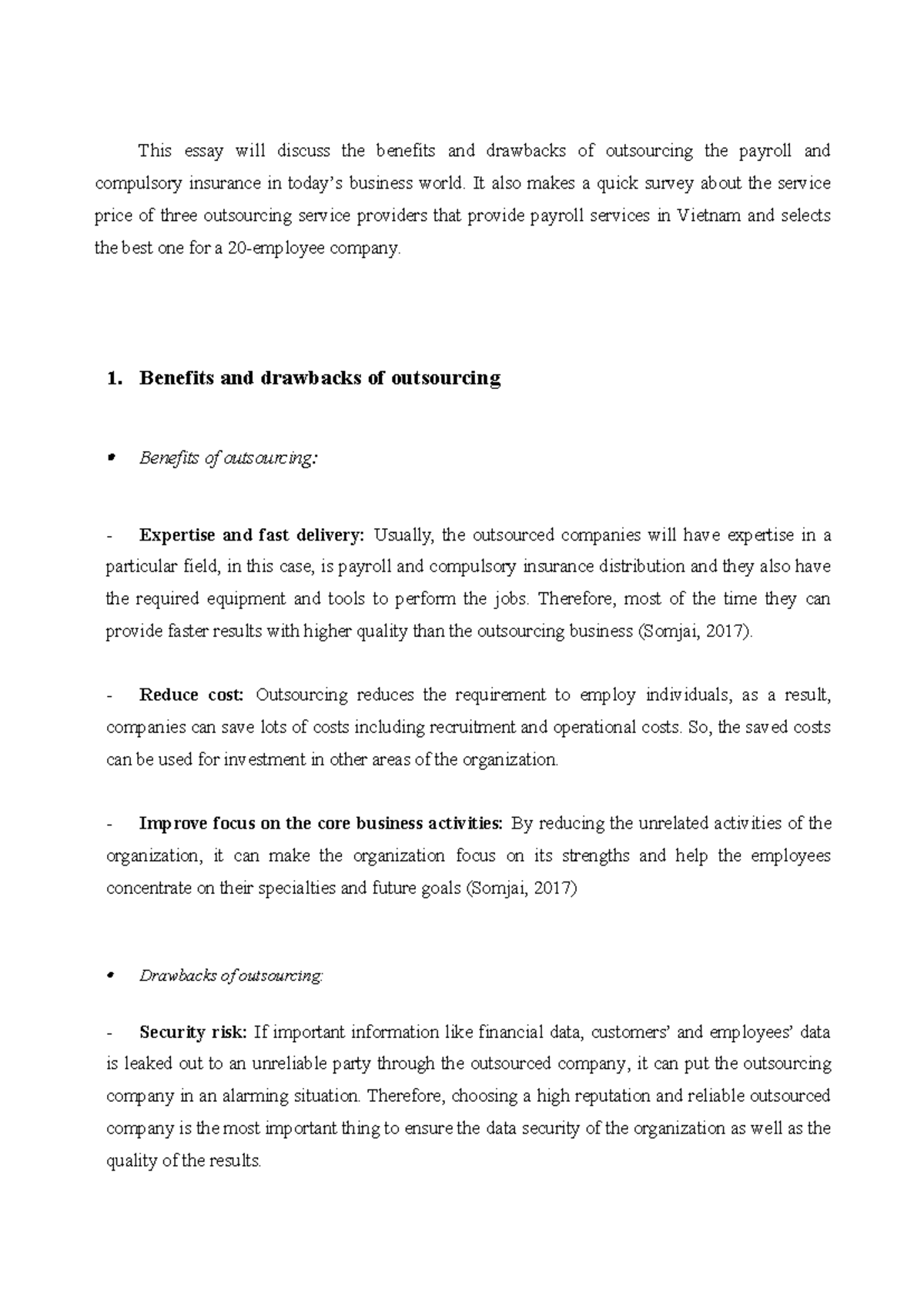 Homework-1 human resource - This essay will discuss the benefits and ...