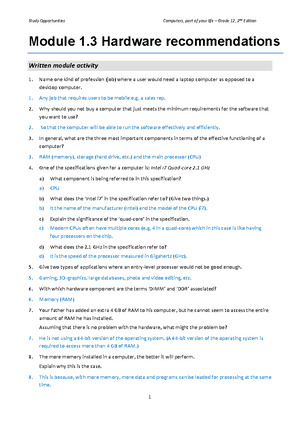 Computer Applications Technology - Grade: 12 - Further Education and ...