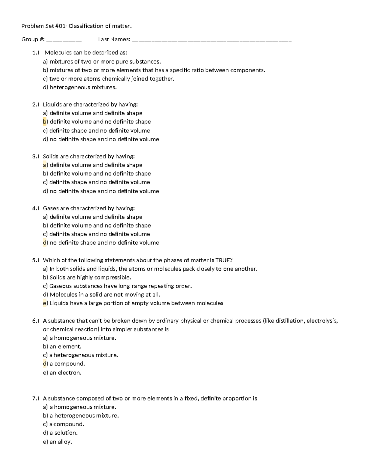 Problem Set 231 Problem Set Chapter 2 31 Problem Set 01