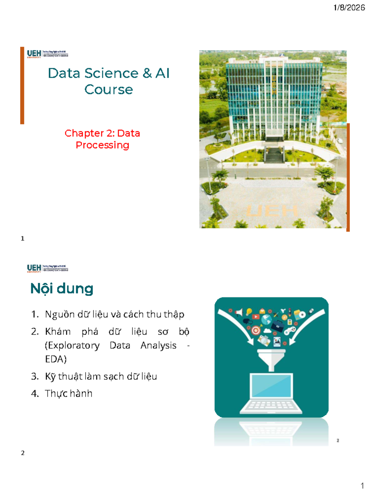 Data Science AI Course Chapter 2: Data Preprocessing Techniques - Studocu