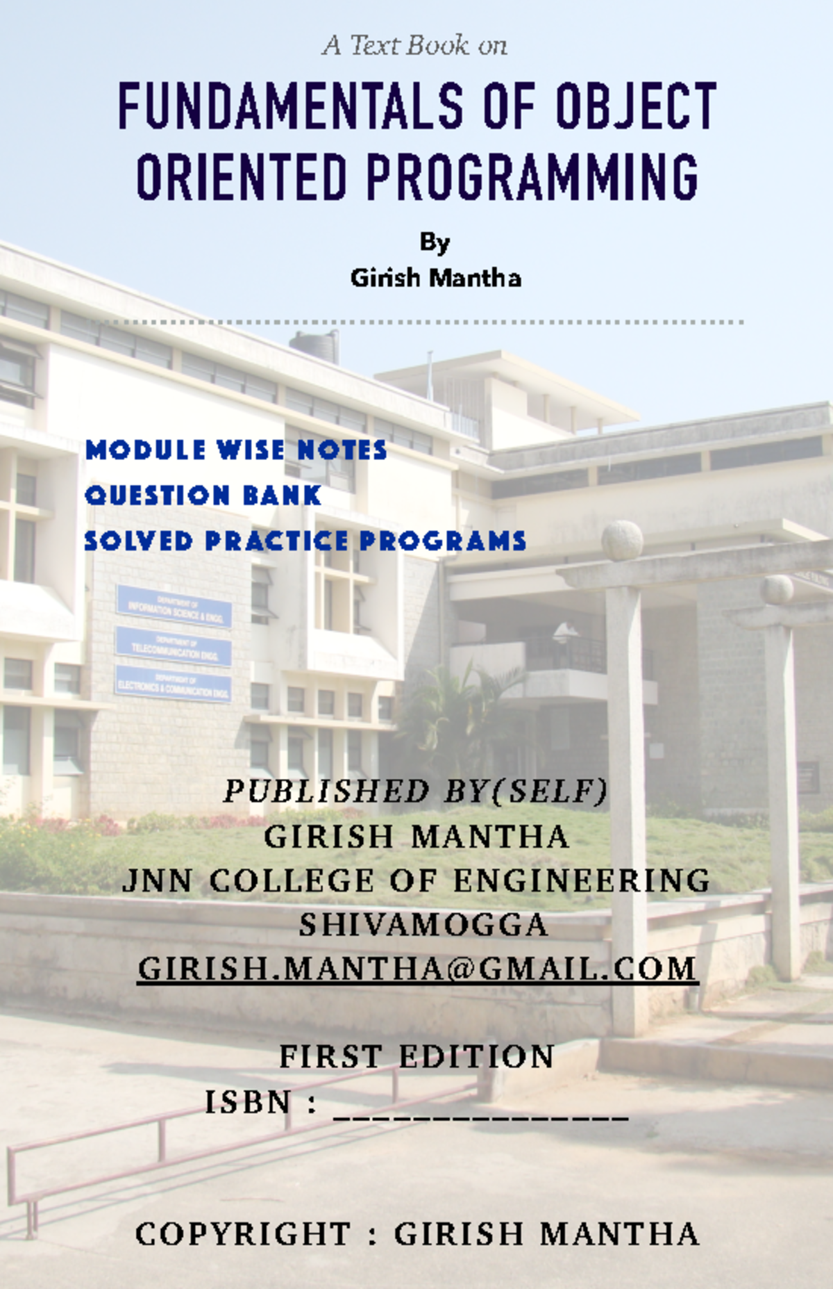 Opps with c++ by Girish Mantha - OOPS with C++ - A Text Book on ...
