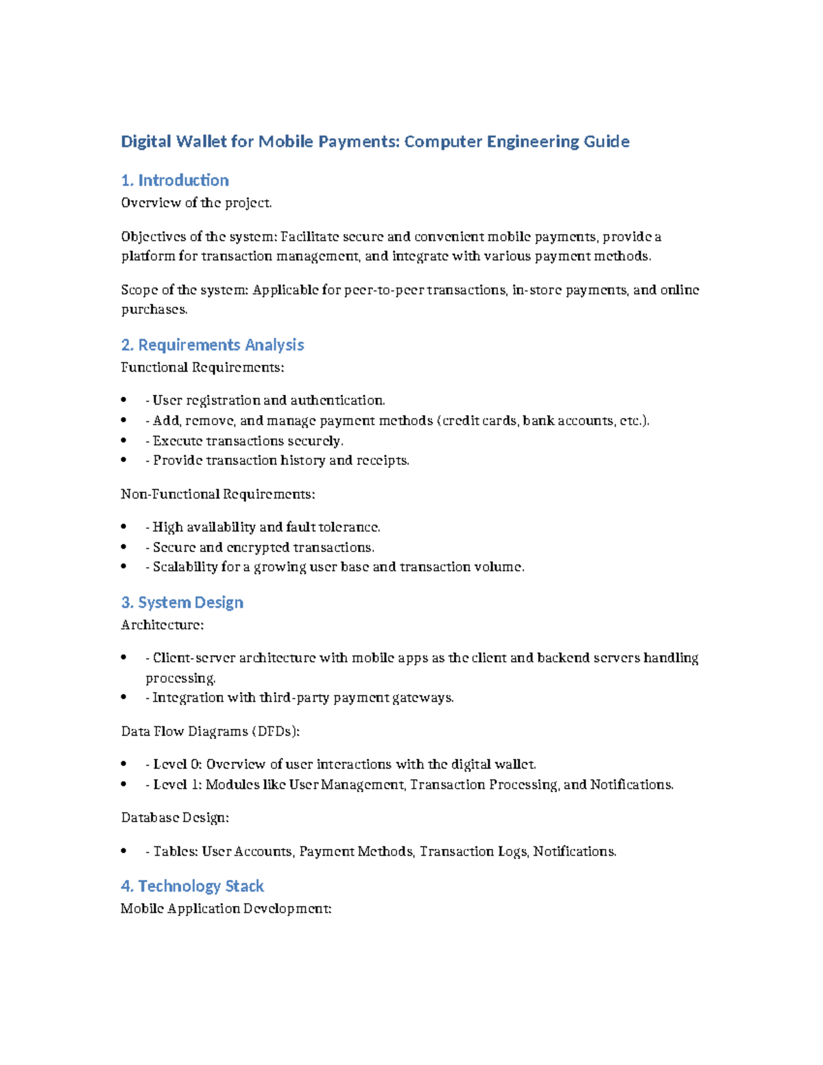 Digital Wallet Mobile Payments Guide: CE 101 Overview and Design - Studocu