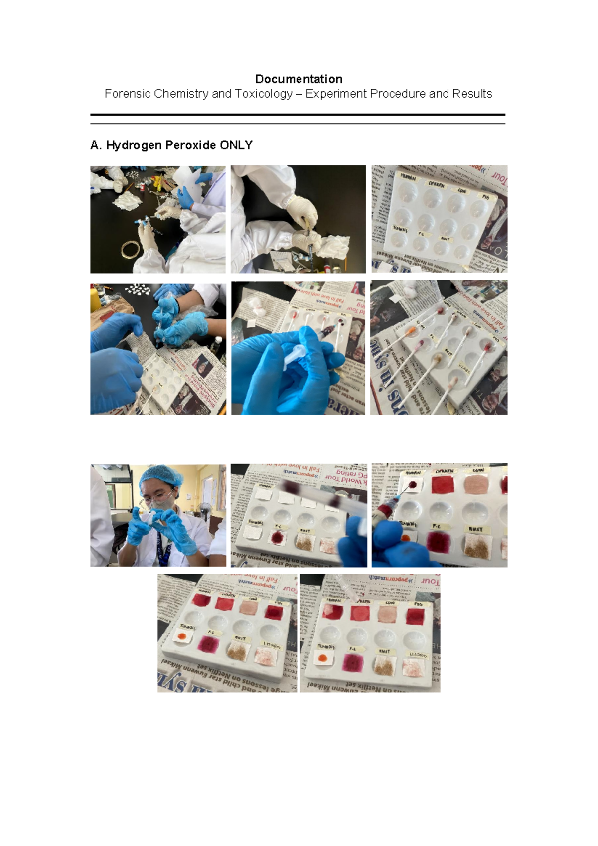 EXP-4-DOCU - experiment - Forensic Chemistry And Toxicology ...